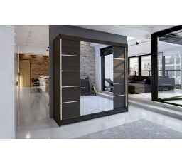 Šatní skriňa TAISA V 180, Choco