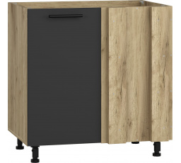 Rohová dolná skrinka VENTO DKN-100/82, antracit