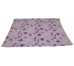 Mikroplyšová deka 70x60 cm pre psa ružová