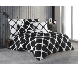 Bavlnená obliečka na vankúš Noir