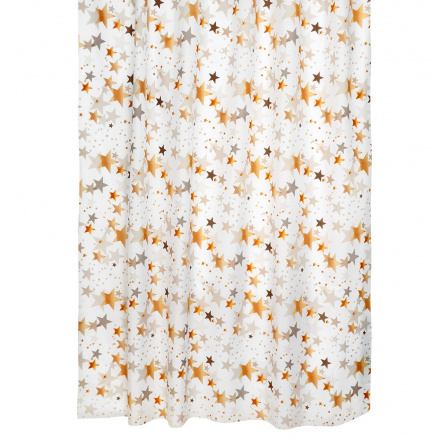 Sprchový záves Hviezdy béžové