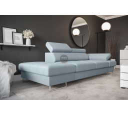 Sofa GALAXY II leňoška 235 cm - modrá, ľavá strana