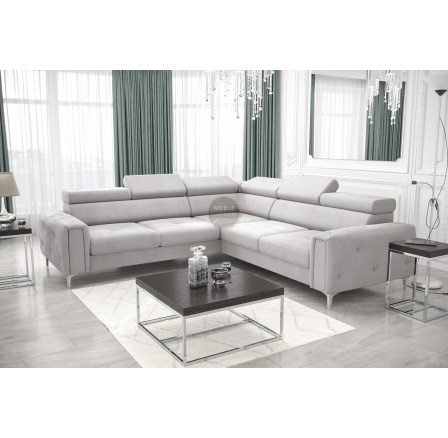 Rohová sedacia súprava ORION I s funkciou spania 255×255 cm - sivá, ľavá Rohová sedacia súprava ORION I s funkciou spania 255×255 cm - sivá, ľavá