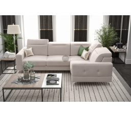 Rohová sedacia súprava MALIBU 250X180 cm - pravá, béžová