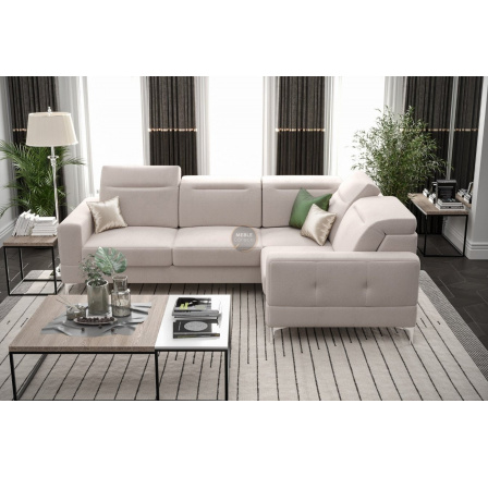 Rohová sedacia súprava MALIBU 250X180 cm - pravá, béžová Rohová sedacia súprava MALIBU 250X180 cm - pravá, béžová