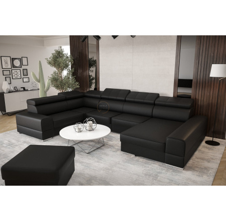 Rohová sedacia súprava ROYAL MAX II priemer 30x375x185 prírodná koža - ľavá, prírodná koža - voliteľná farba Rohová sedacia súprava ROYAL MAX II priemer 30x375x185 prírodná koža - ľavá, prírodná koža - voliteľná farba
