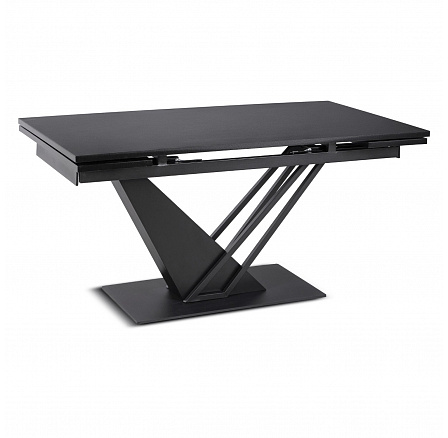 Stôl REX Rozkladací 160-220 cm MDF Čierny Stôl REX Rozkladací 160-220 cm MDF Čierny
