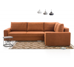 Rohová sedacia súprava Toro P oranžovo-hnedá