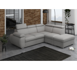 Rohová sedacia súprava Bodie V pravá svetlo šedá