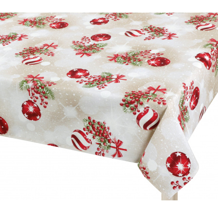 Vianočný obrus gule a cezmína