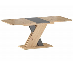 Jedálenský stôl EXEL, Dub Artisan/Antracit