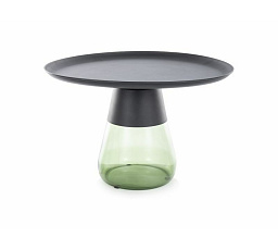 Konferenčný stôl TIFFANY B, Čierna/Zelená