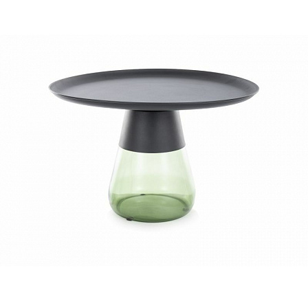 Konferenčný stôl TIFFANY B, Čierna/Zelená