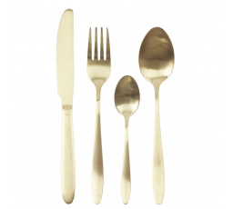Sada príborov Charbon svetlé zlato