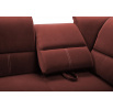 Rohová sedacia súprava L Nadia Velva 10 - vínová