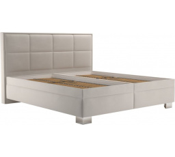 Posteľ Elezar 160x200, krémová