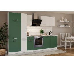 Kuchynská linka Todor 290 zelená/biela + PD 200 biela