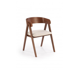 Jedálenská stolička K562, Svetlo béžová/Orech