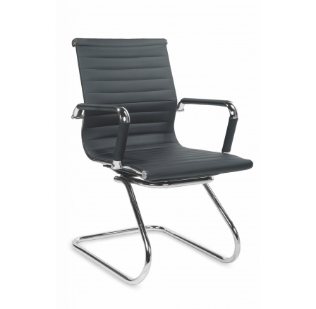 Kancelárske kreslo PRESTIGE SKID, čierne