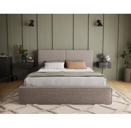 Pesillo Posteľ + drevený rám/ štandardné zdvíhanie/ úložný box na posteľnú bielizeň 140x200 Modullo 20 1