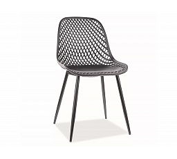 Jedálenská stolička CORRAL A, čierna/čierna