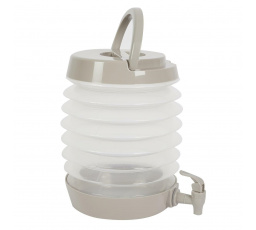 Skladacia nádoba na nápoje 5,5L sivá