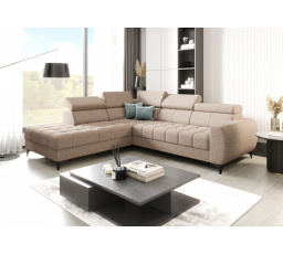 Rohová sedacia súprava PORTO 225X255 cm - ľavá, béžová