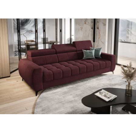 Sofa PORTO III 260 cm - vínová