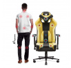 Látkové herné kreslo Player 2.0 King Size Tmavá Slnečnica