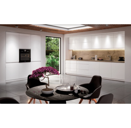 Kuchynská linka 260 cm - ASPEN biely lesk