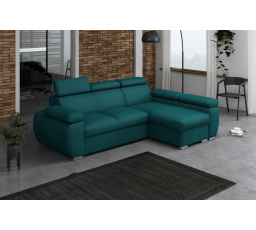 Rohová sedacia súprava Bodie pravá tyrkysová