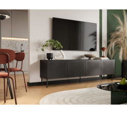 TV komoda SIENA 200, čierna
