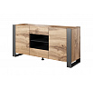 Komoda WOOD II, dub wotan / antracit