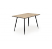 Jedálenský stôl BERTO, Prírodná/Čierna