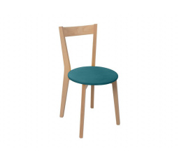stolička IKKA dub sonoma/tyrkysová (TX069/Modone 9704 tyrkysová)