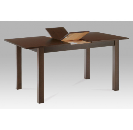 Jedálenský stôl rozkladací 120+30x80x75 cm, farba orech