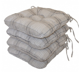 Sedák UNI látka Antik kocka set 4 kusy