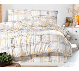 Krepový obliečka na vankúš Ramona grey 70x90