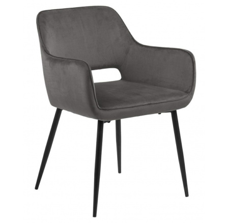 Stolička Ranja Tmavosivá