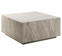 Konferenčný stolík Dice 90x90cm sivý mramor