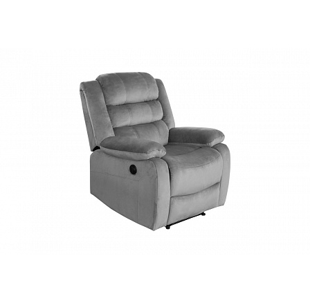 Elektricky polohovateľné relaxačné kreslo velvet šedé FR7-FXJG Elektricky polohovateľné relaxačné kreslo velvet šedé FR7-FXJG