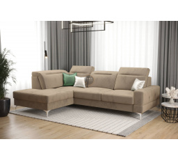 Rohová sedacia súprava MALIBU MINI 180X250 - ľavá, béžová