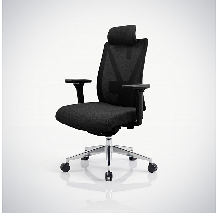 Ergonomická kancelárska stolička čierna so sieťovinou VECTOT Ergonomická kancelárska stolička čierna so sieťovinou VECTOT