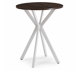 Stôl LAUREN 60 cm Orech/Biely