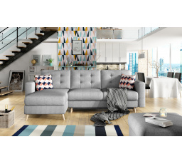 Rohová sedacia súprava univerzálna - ASGARD L, poťah 87/Zigzag 60