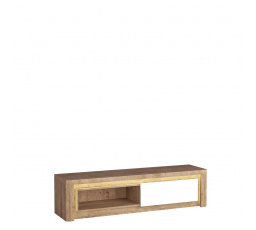 RTV truhlica LIVINIO L9 Ribbeck / Biely lesk