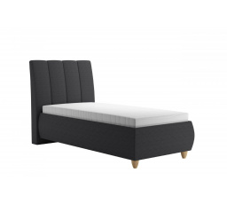 Posteľ Alison 90x200, tmavosivá