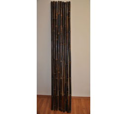 Bambusová tyč 3 - 4 cm, dĺžka 2 metre, bambusová čierna