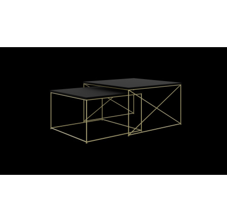 Stolík konferenčný 2v1 Licco Zlatý+Čierny Stolík konferenčný 2v1 Licco Zlatý+Čierny