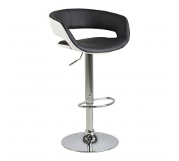 Barová stolička Grace biela/čierna